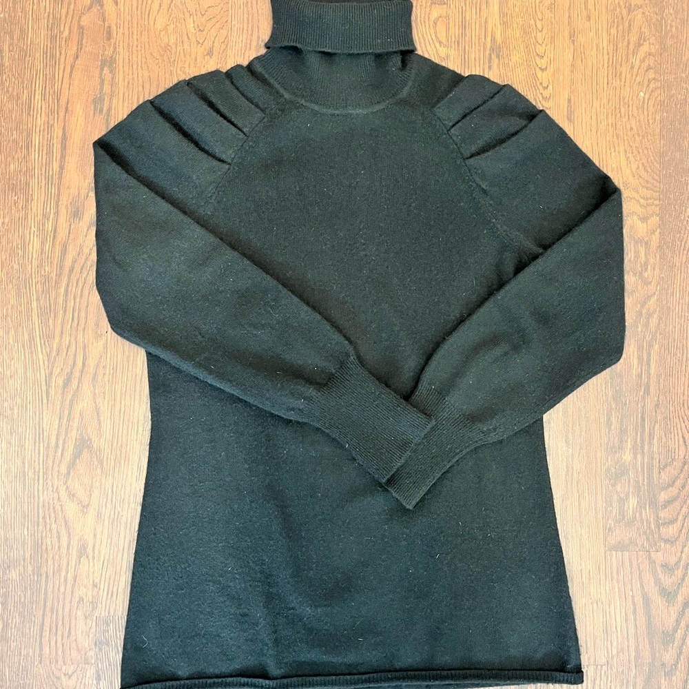 Black Cashmere Turtleneck